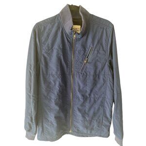 Ezekiel Navy Blue  Quilted Jacket Size Medium Lined New Polyester